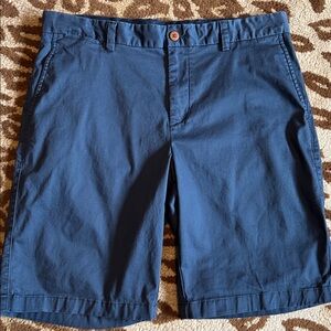 Tommy Bahama Boracay Chino Shorts 10’ Mens 36 Blue Flat Front Classic fit Preppy
